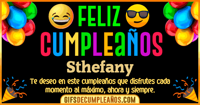 Feliz Cumpleaños Sthefany